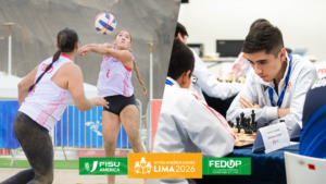 Medallas de Voley Playa y Ajedrez en los FISU AMERICA GAMES LIMA 2026