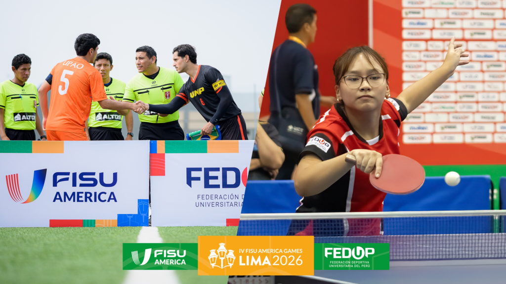 futbol y tenis de mesa de los FISU AMERICA GAMES LIMA 2026